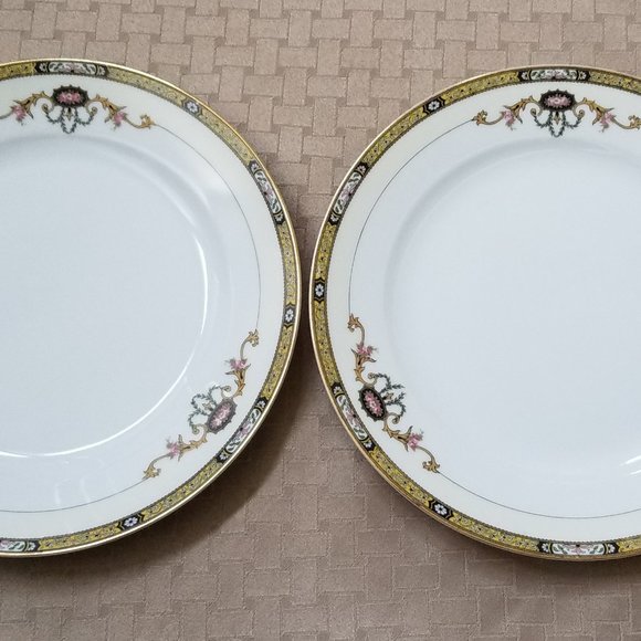 Noritake 2 Delmonte Dinner Plates - Picture 1 of 5